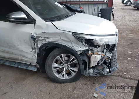 2015 Toyota Highlander Xle V6 from USA, damaged, VIN 5TDJKRFH5FS075928
